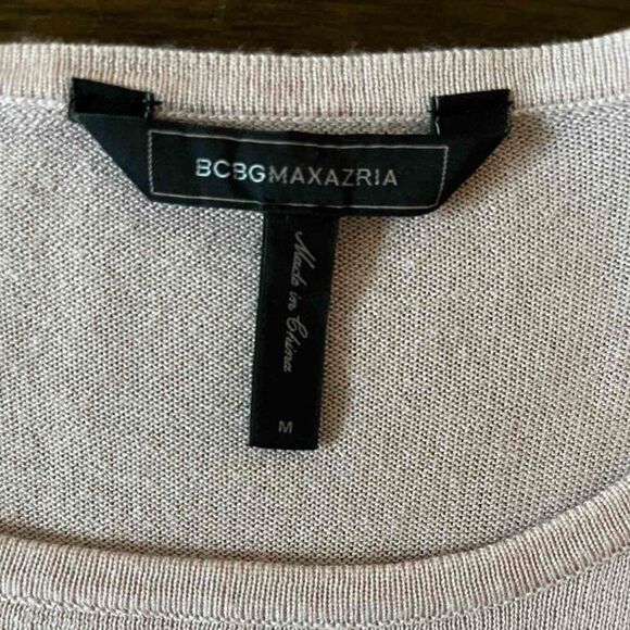 BCBGMaxAzria Top Crewneck Sweater Long sleeve size M - Picture 3 of 9